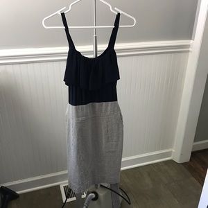 Navy Seersucker Dress (bought at Anthropologie)
